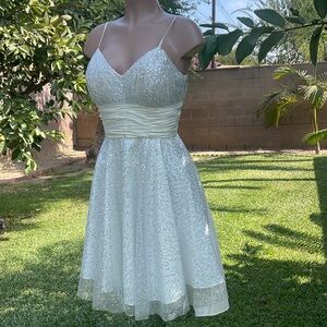 ASPEED U.S.A. Style F-211  Adorable Evening or PROM  womens Midi DRESS sz LARGE